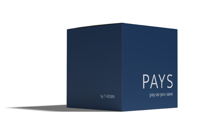 Pay as you save by THESEN